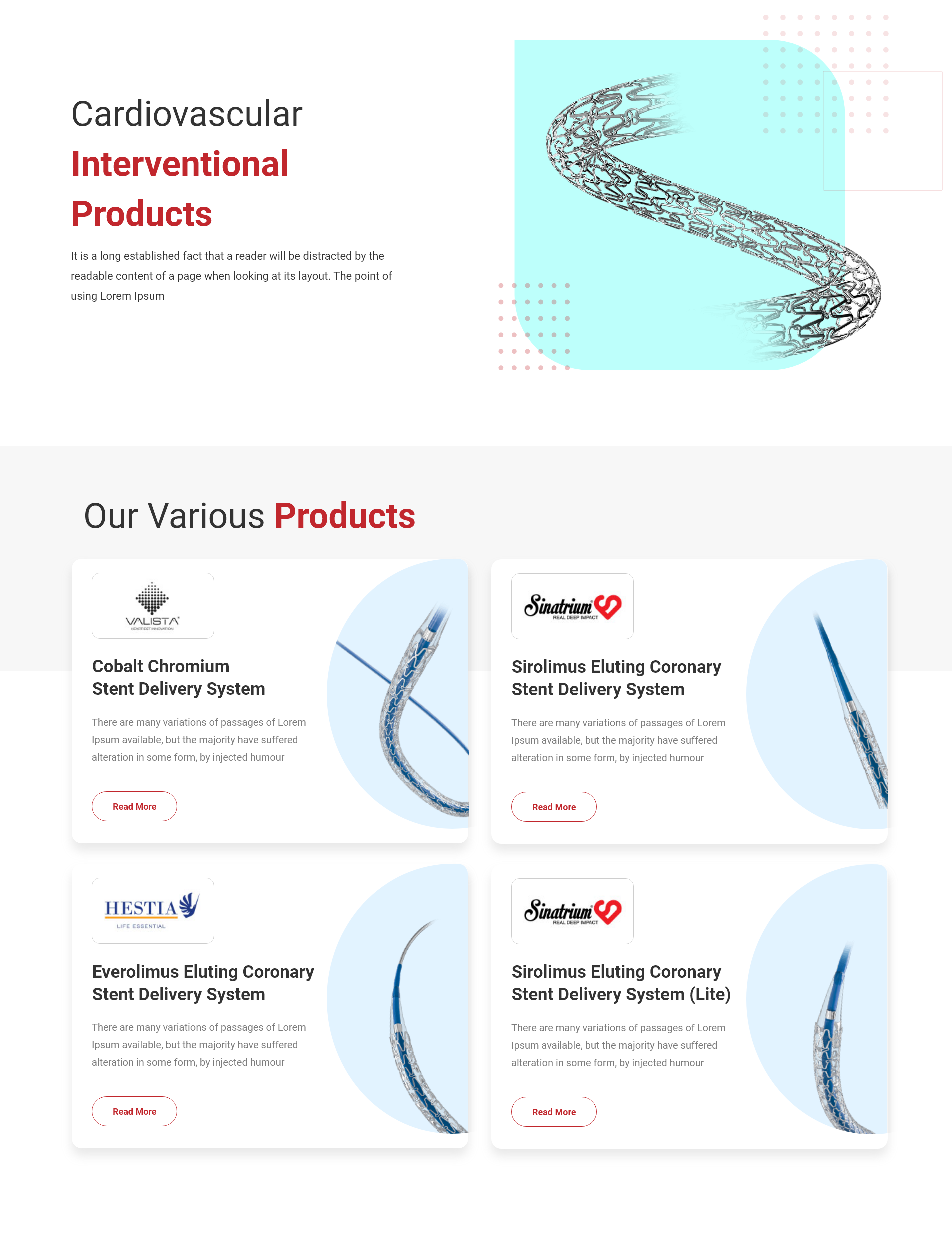 Website for Medical Devices 