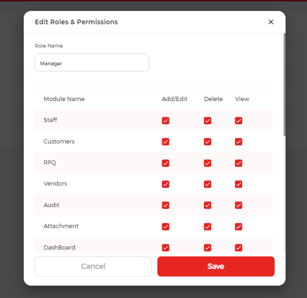 Custom Quotation Management System